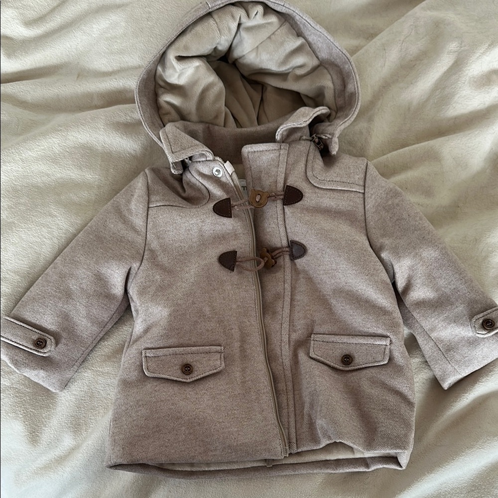 Mayoral baby toggle jacket lined
